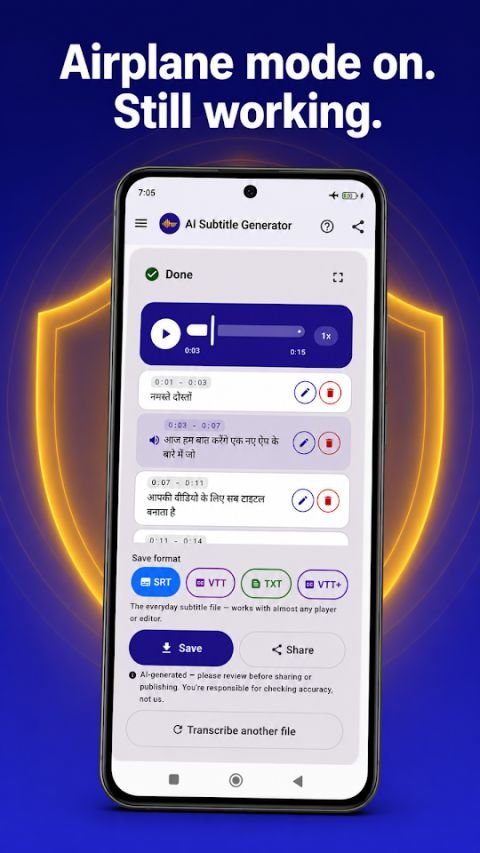 AI Subtitle Generator — screenshot 2